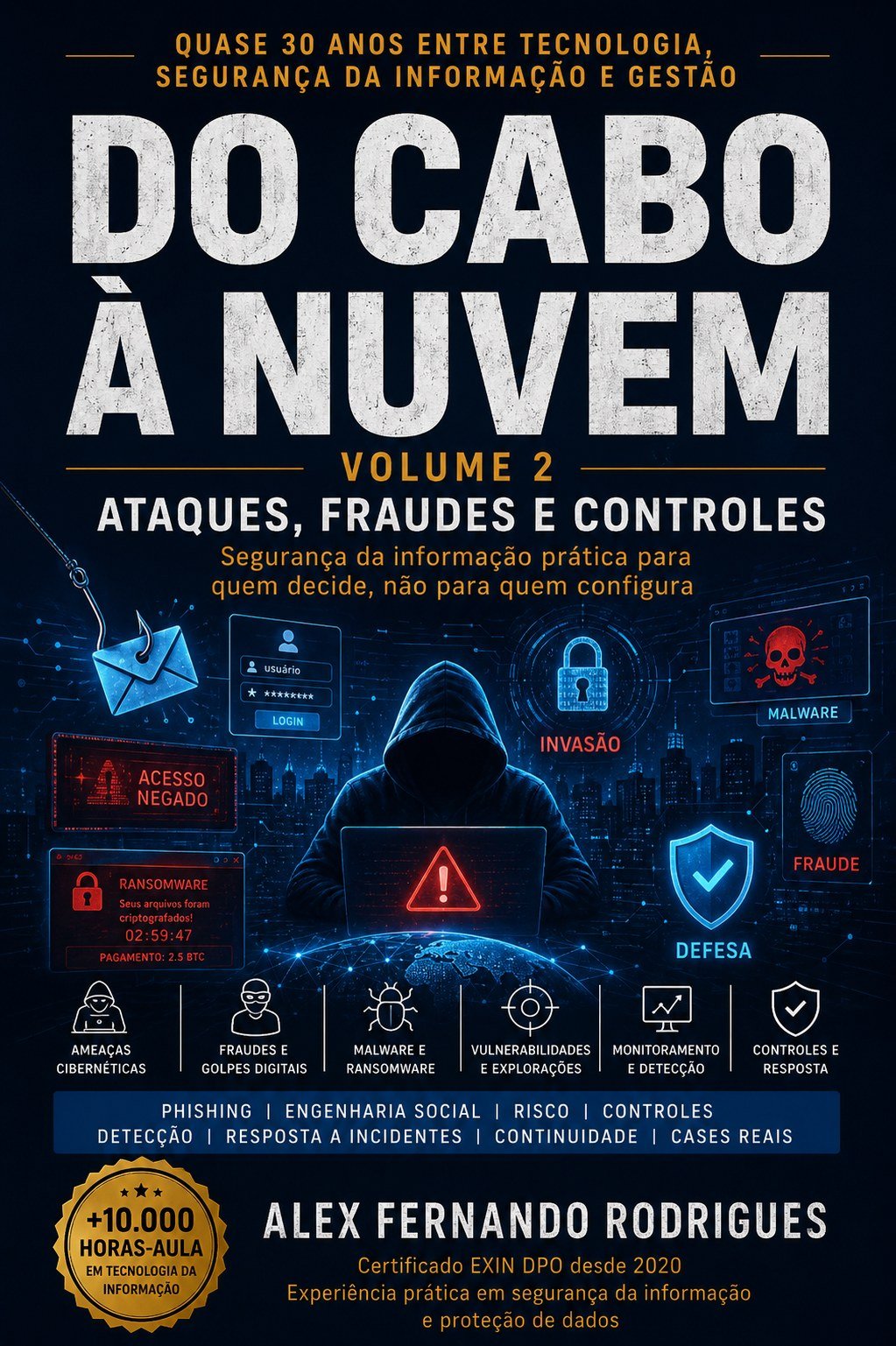 Capa do Volume 2 — Ataques, Fraudes e Controles
